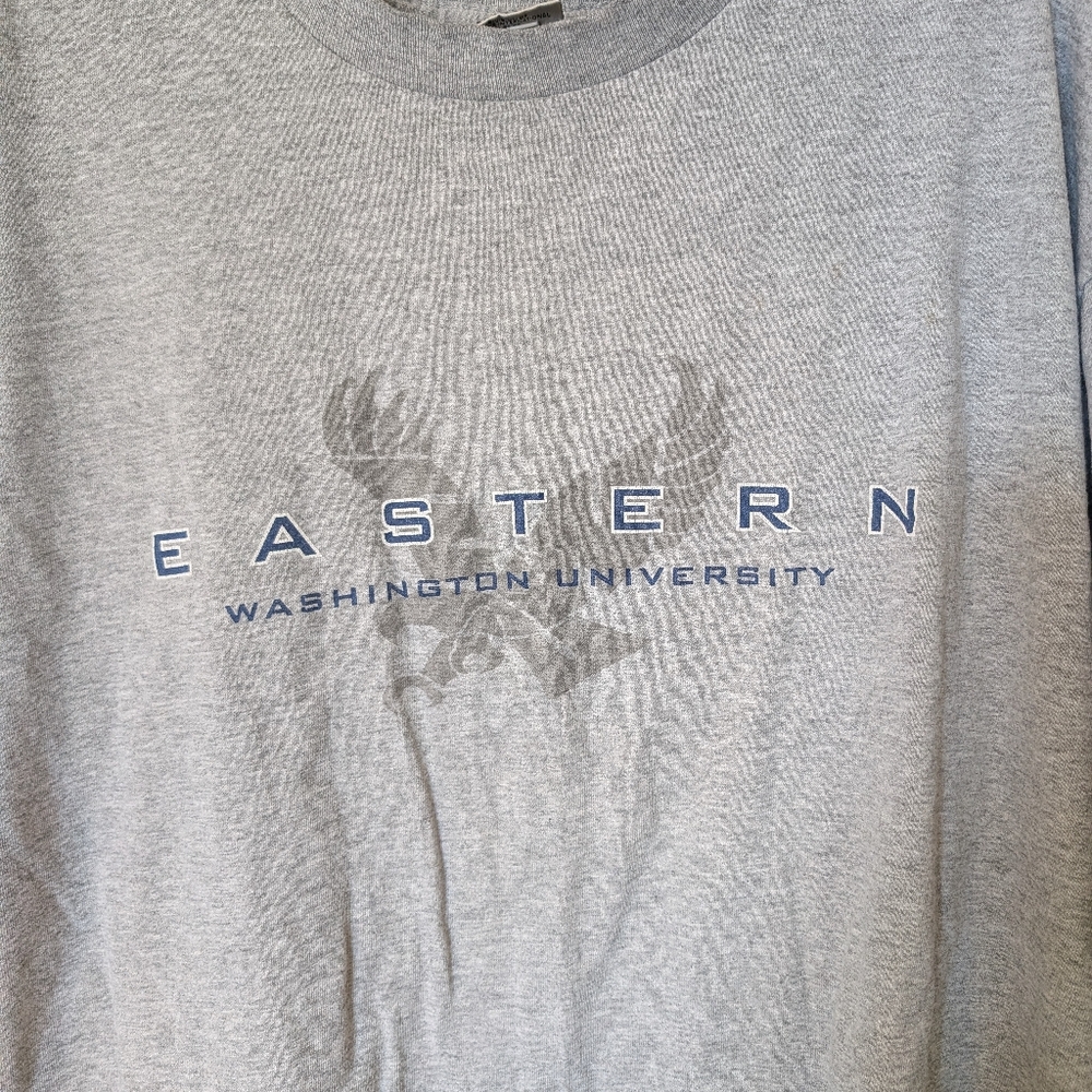 Vintage Eastern Washington University Gray Short Sleeve T-shirt